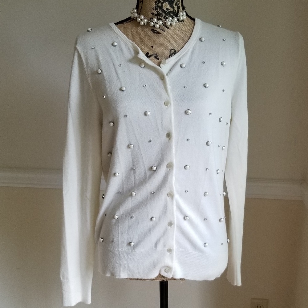 Ann Taylor Cardigan Petite Large